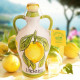 Citronový likér Limoncello v ručně malované keramické láhvi
